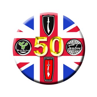 B023 - 50th Anniversary Pin Badge