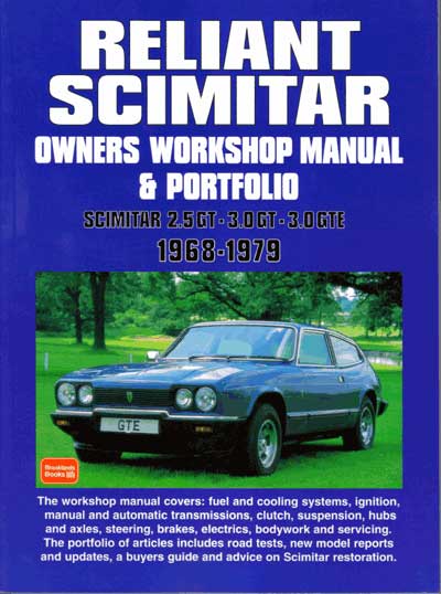M005 - Brooklands Reliant Scimitar Manual & Book of the Scimitar